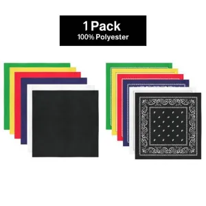 1 Piece POLYESTER Bandanas