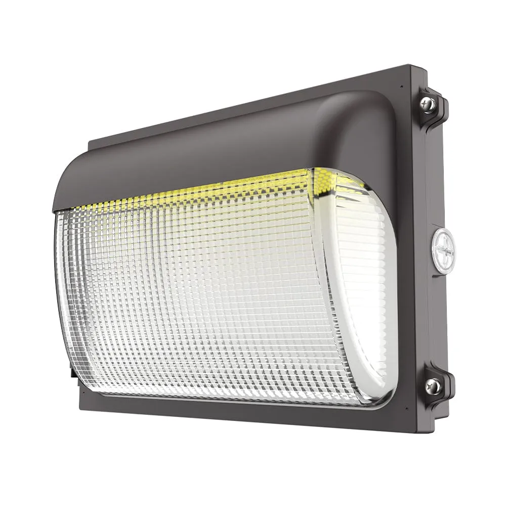 120W/90W/60W/30W LED Wall Pack - 3K/4K/5K - 100-277VAC with Photocell - Bronze