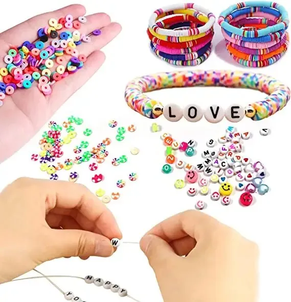 13200PCS 84 Colors Polymer Clay Beads Kit with Letters