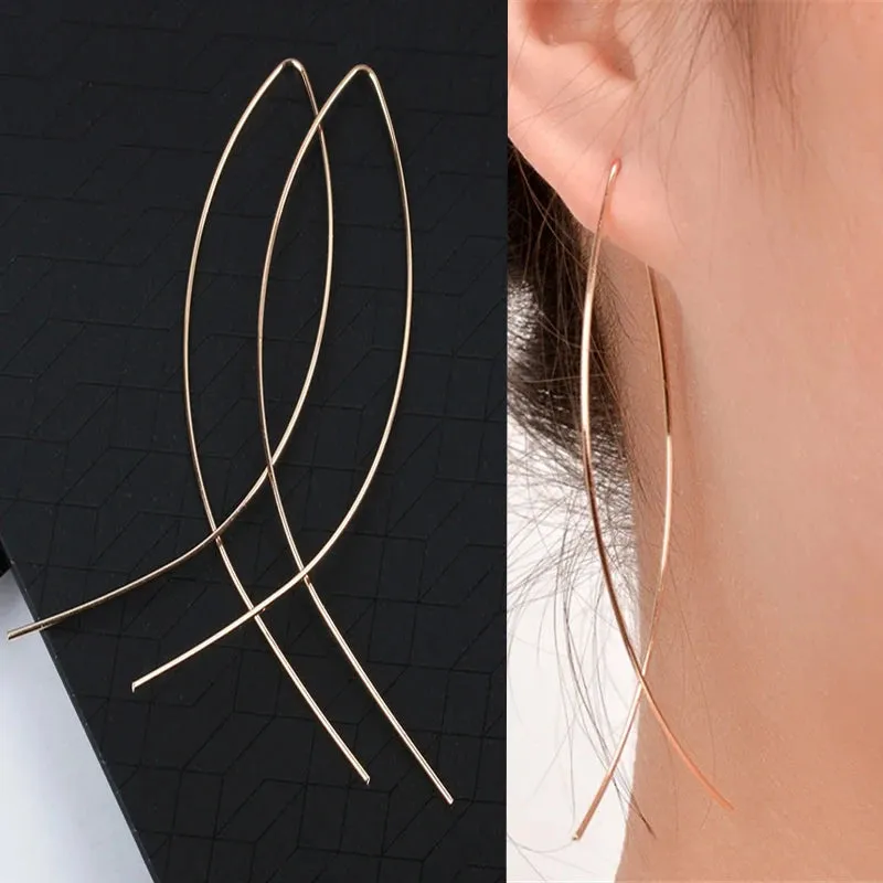 2023 New Fashion Trend Unique Design Elegant Delicate Geometric Round Earrings For Women Jewelry Wedding Party Premium Gifts