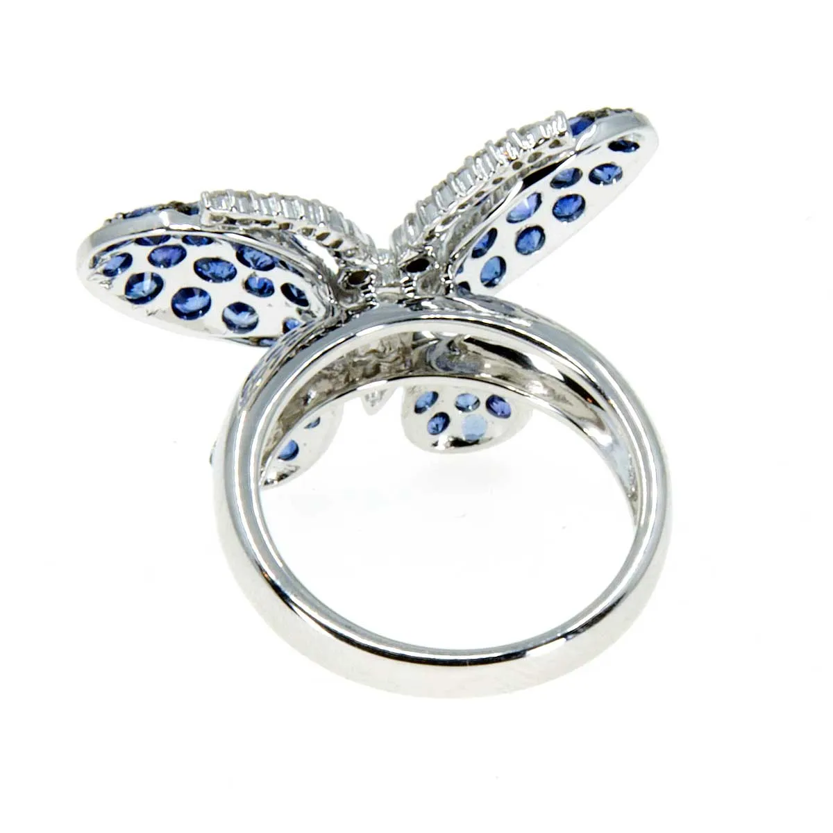 2.38ct Sapphire & Diamond Butterfly Ring