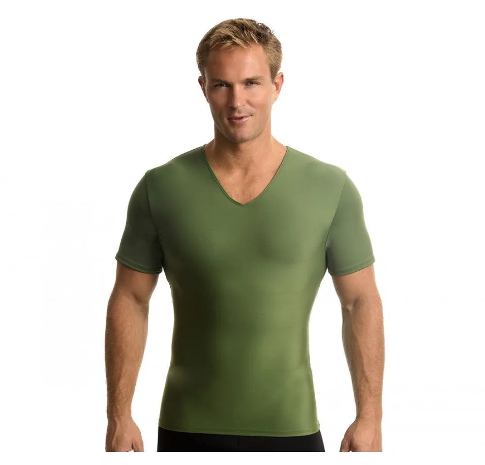 3 Pack Insta Slim High Compression Short Sleeves V Neck ISVS0003