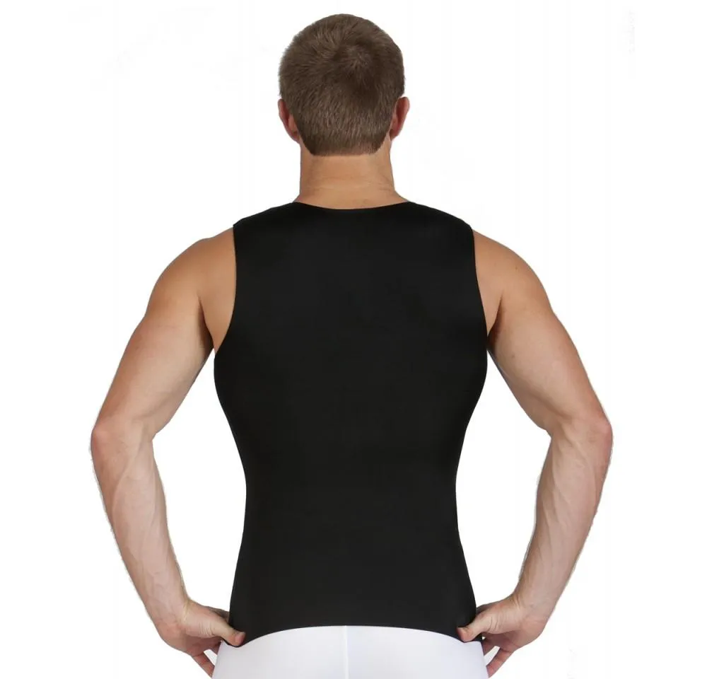 3 Pack Insta Slim High Compression Sleeveless V-Neck Tank ISVS00N3