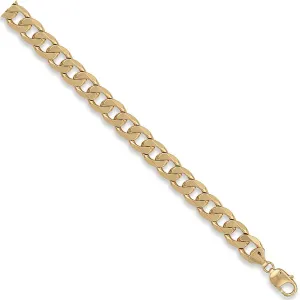 9ct Yellow Gold Solid 11mm 30 Inch Curb Necklace 124.5g