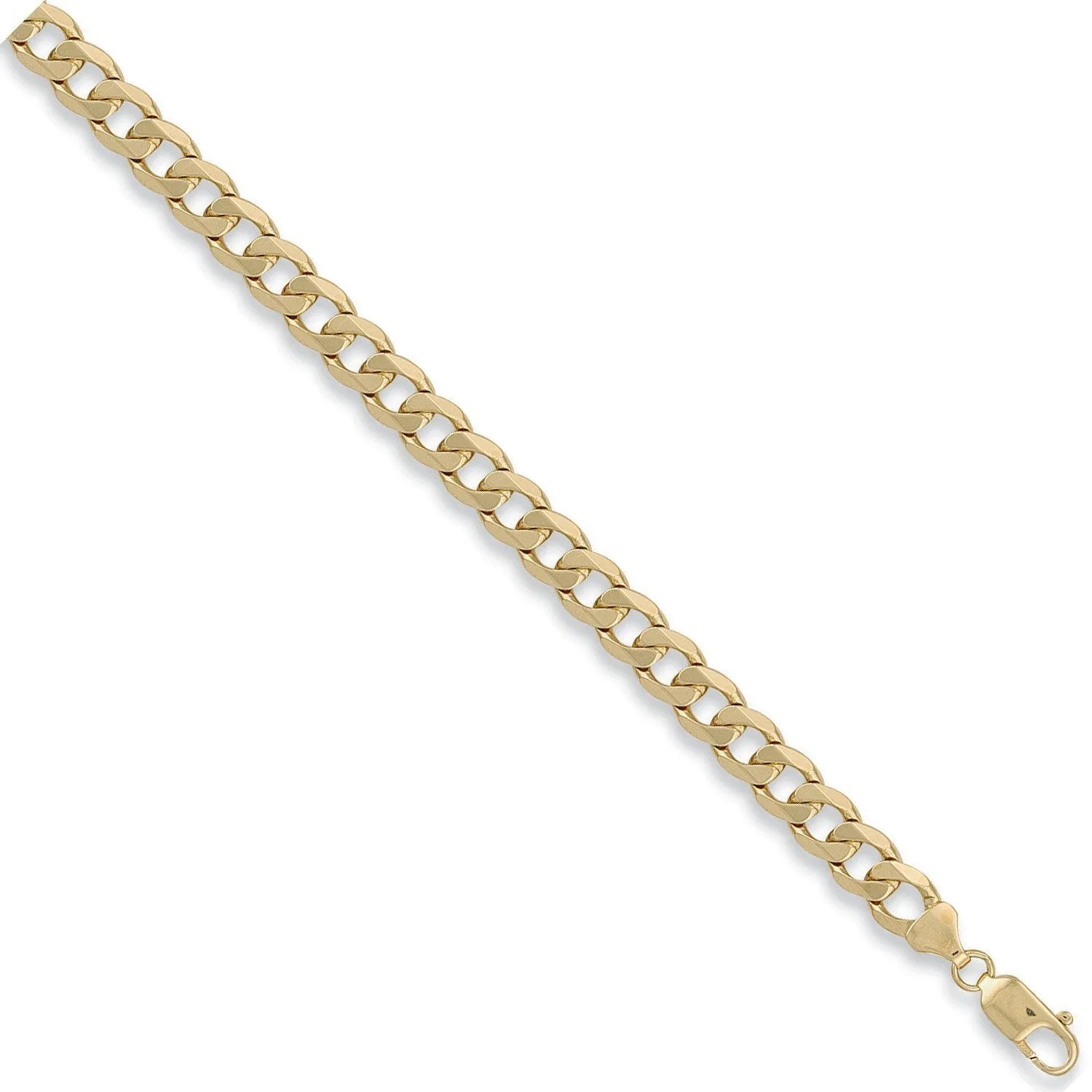 9ct Yellow Gold Solid 9mm 30 Inch Curb Necklace 78.3g