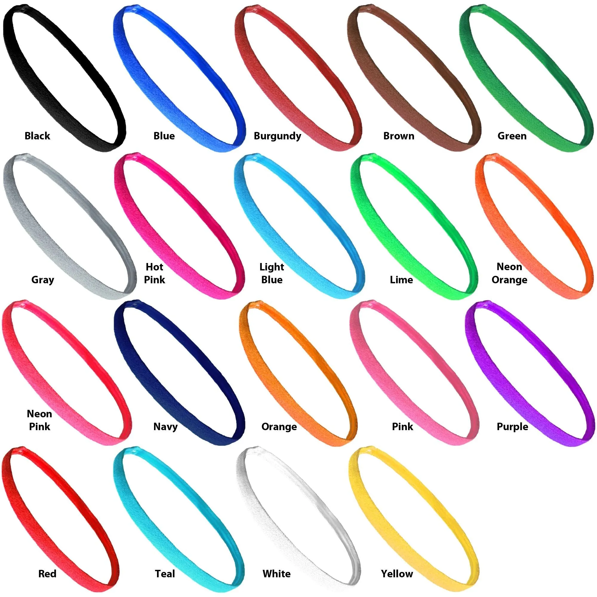 Assorted Mini Headbands - 10 Pack