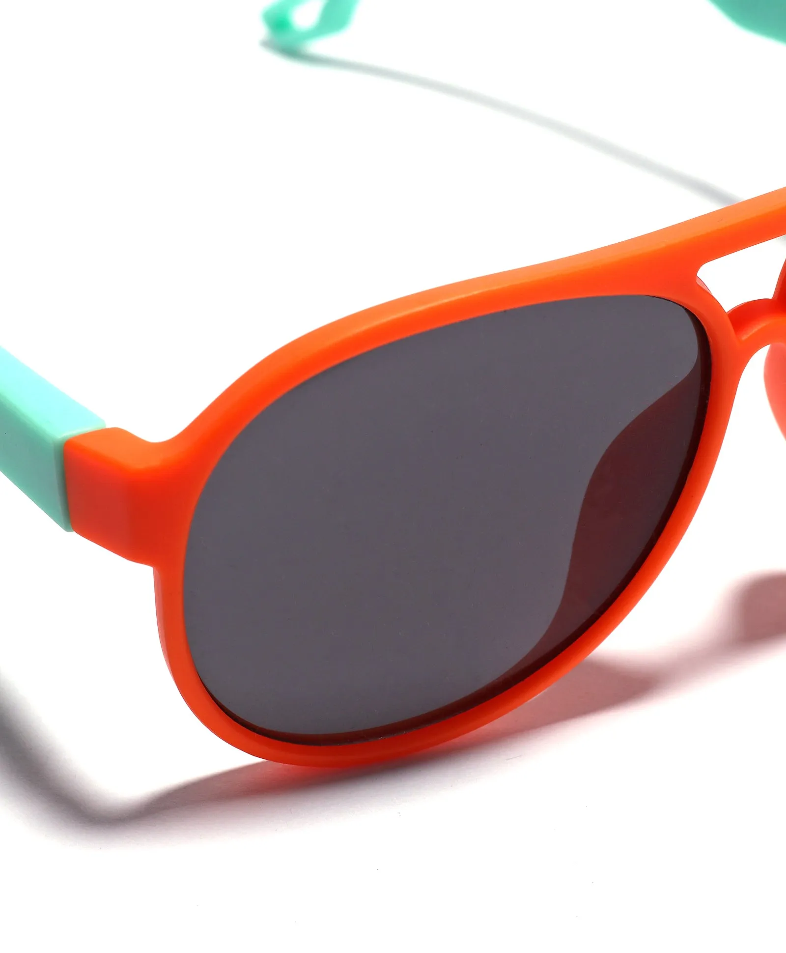 AVIATOR SHAPE SUNGLASSES - ORANGE