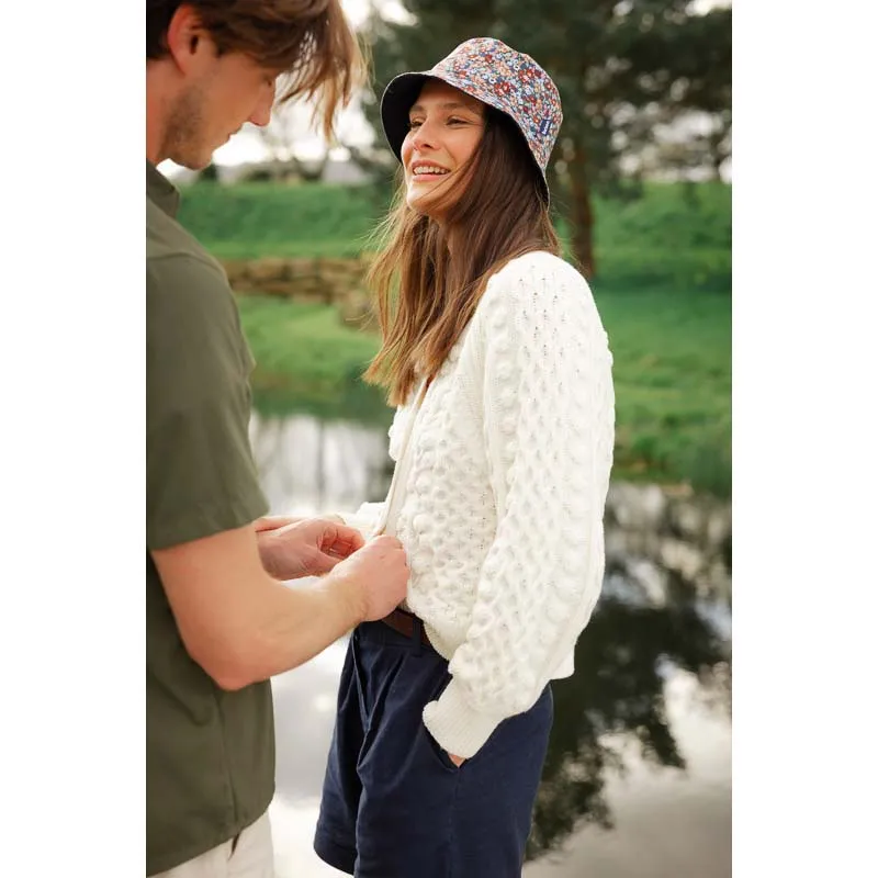 Barbour Adria Reversible Ladies Bucket Hat - Navy