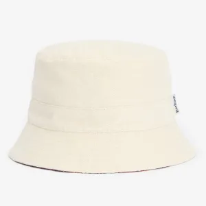 Barbour Adria Reversible Ladies Bucket Hat - Parchment