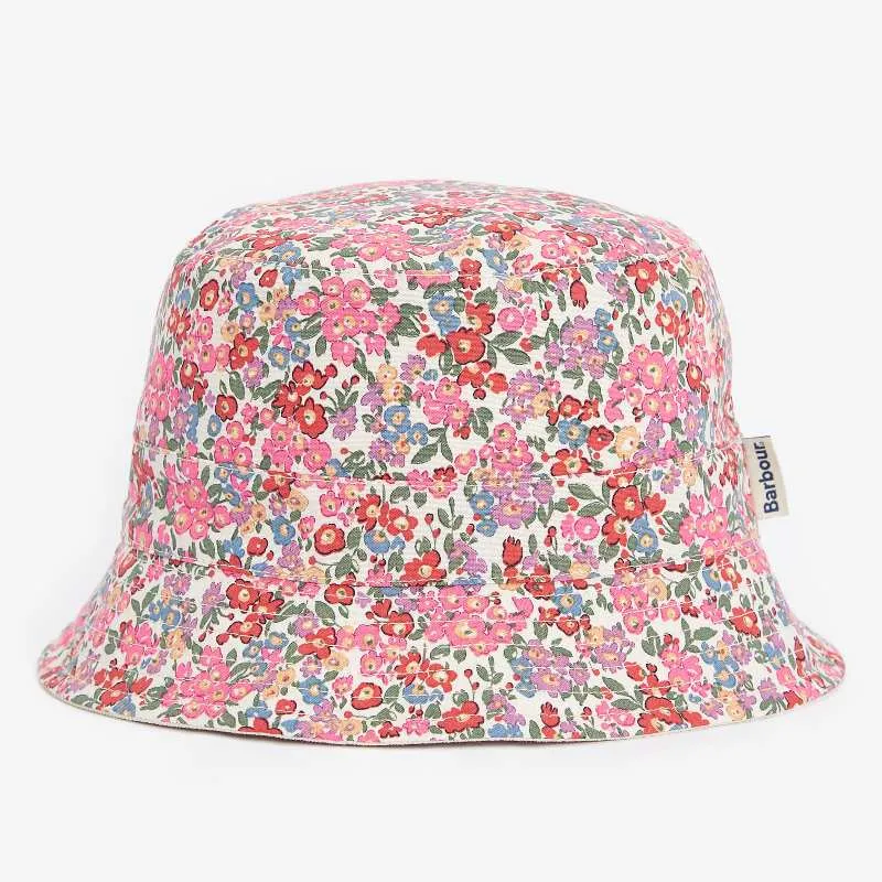 Barbour Adria Reversible Ladies Bucket Hat - Parchment