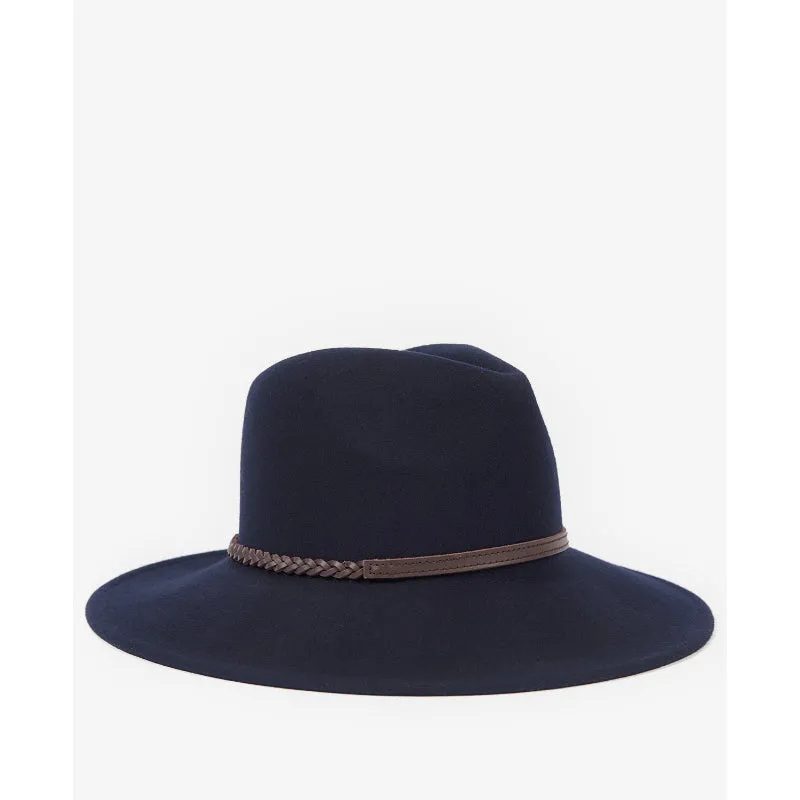 Barbour Tack Ladies Fedora - Navy