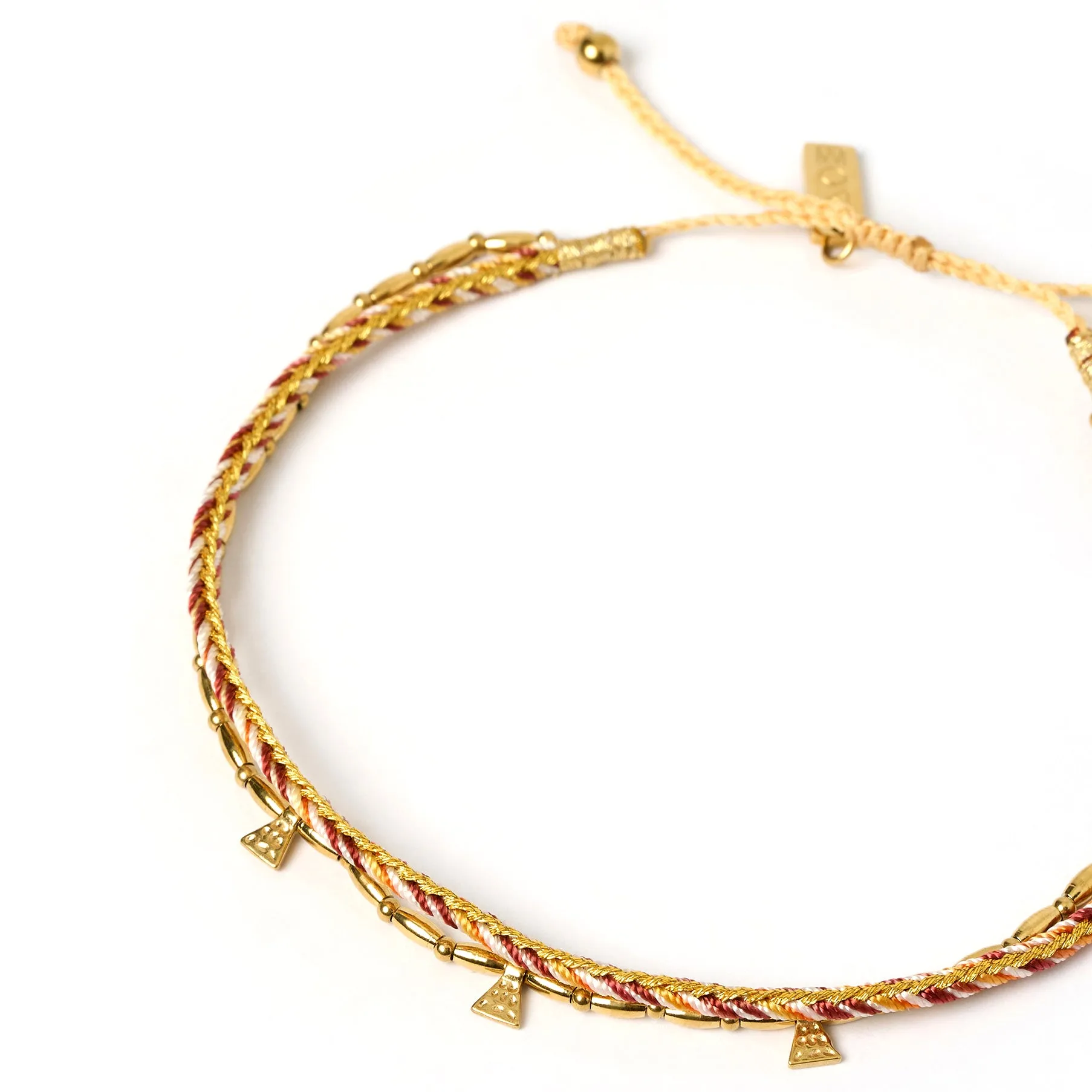 Bennie Gold Anklet - Desert