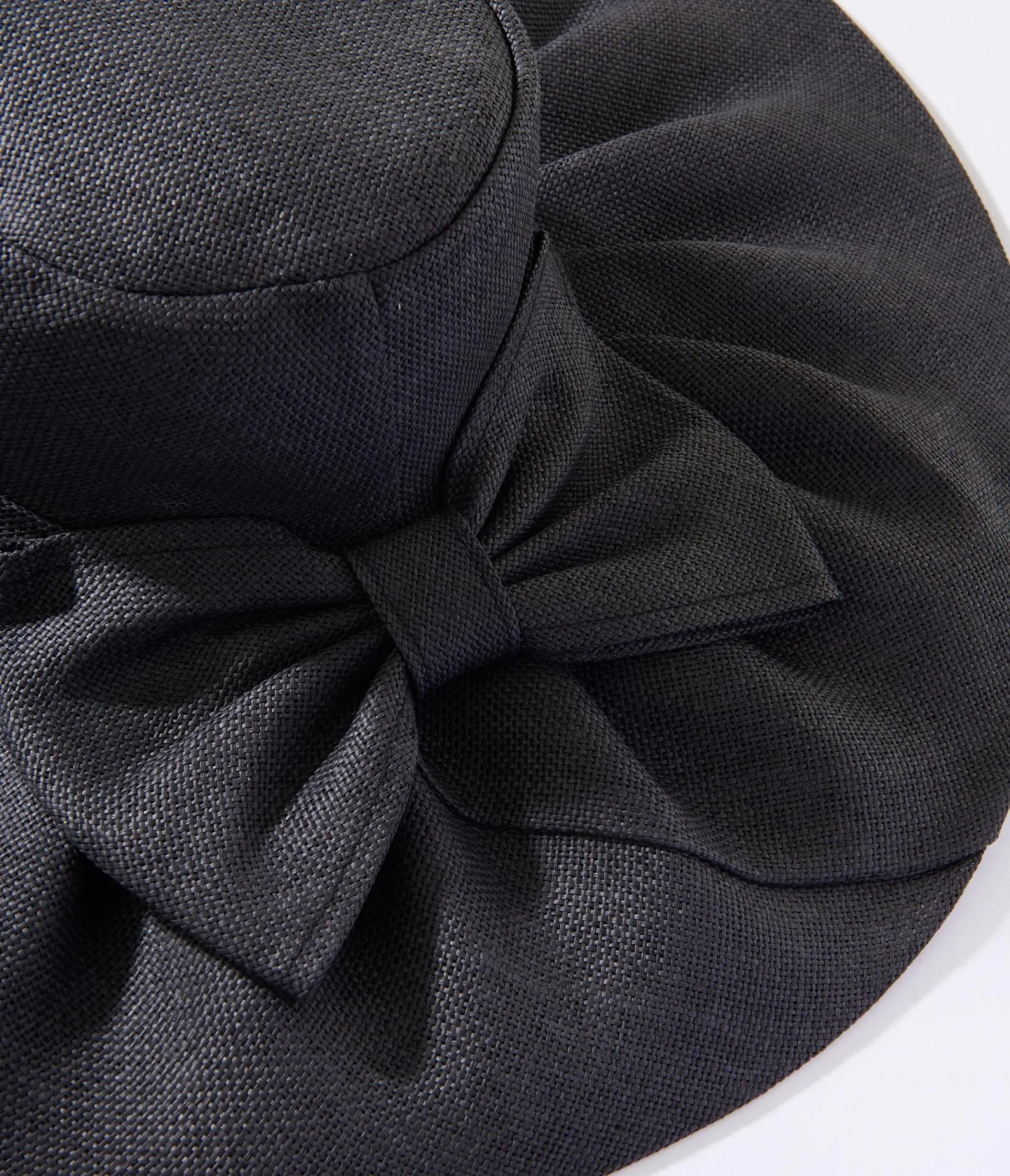 Black Bow Sun Hat