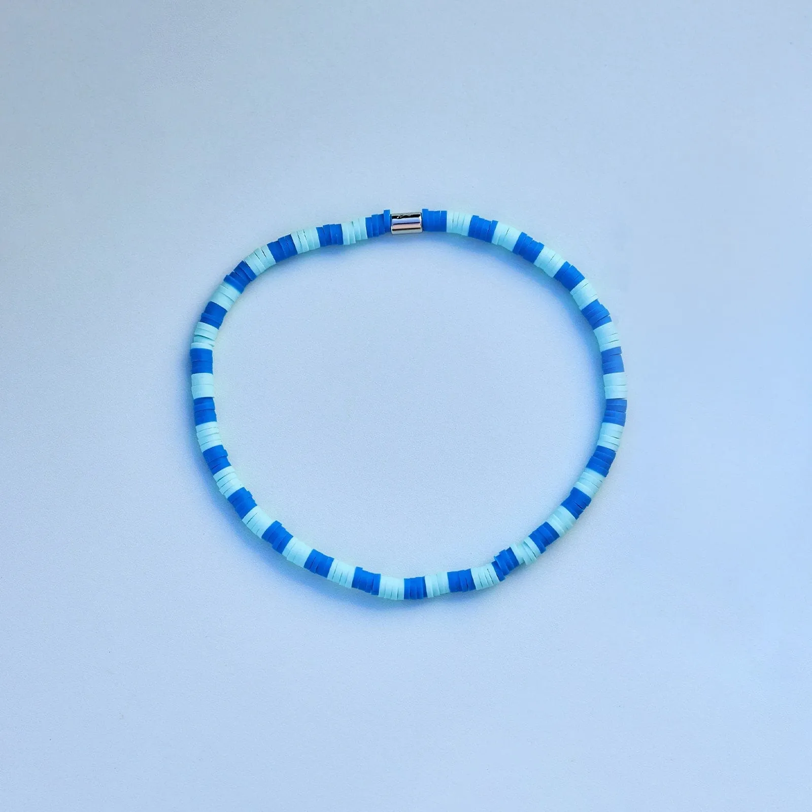 Blue Wave Seascape Stretch Anklet