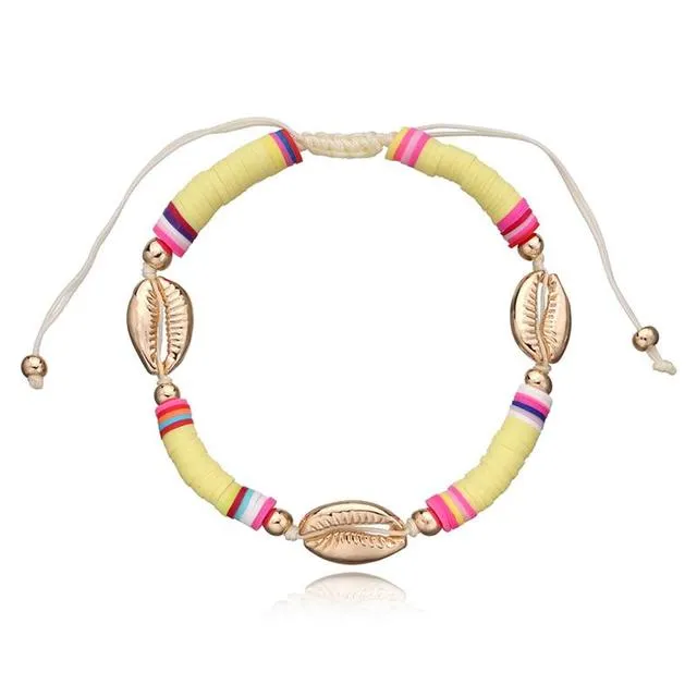 Bohemian Style Beach Shell Decor Anklet