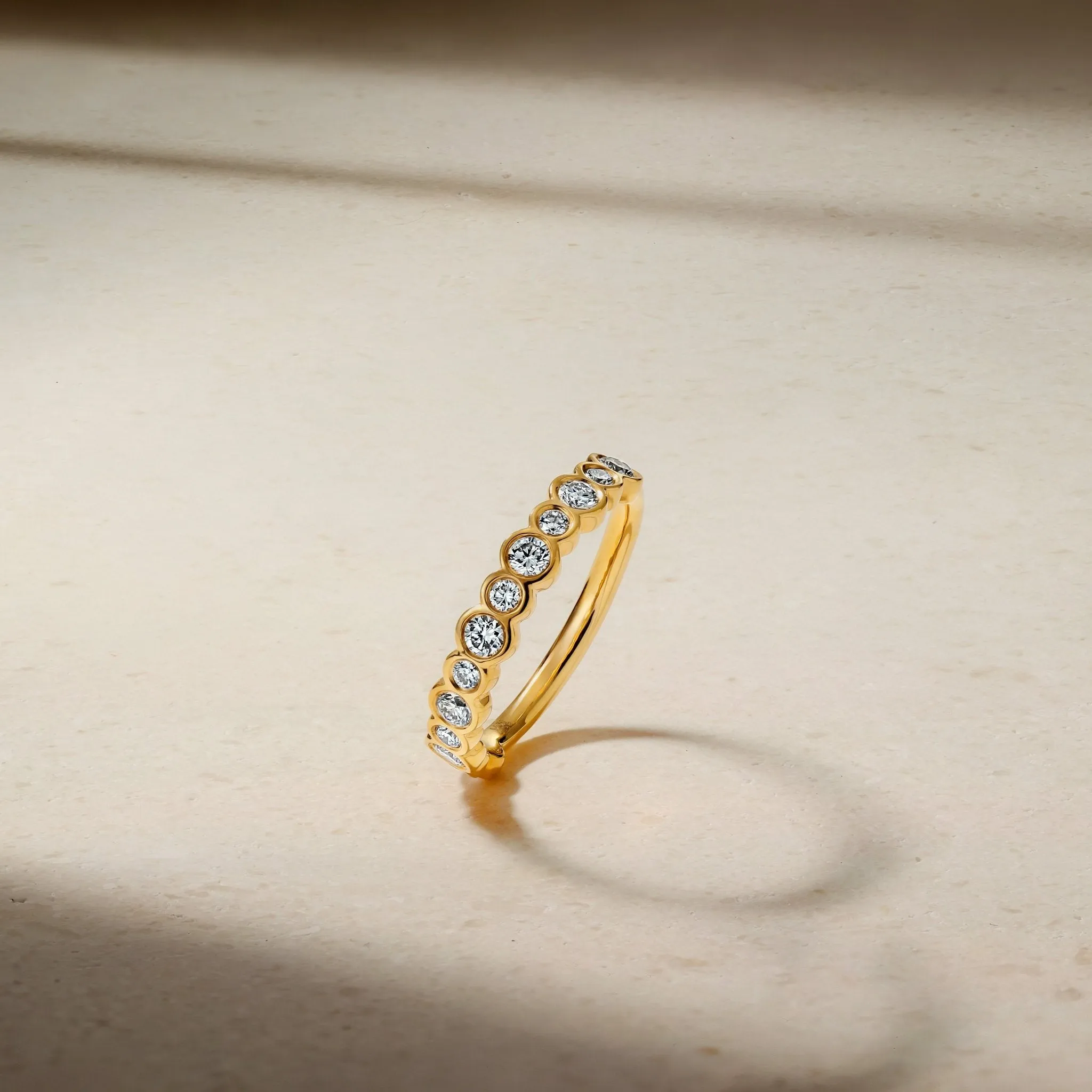 Bubbly Diamond Ring