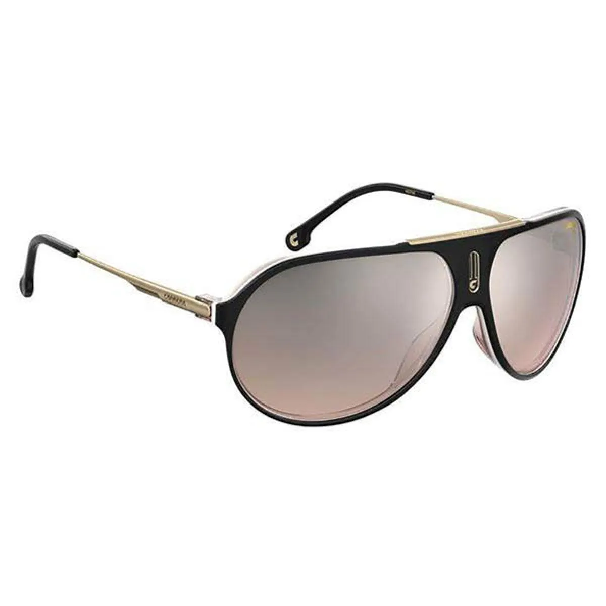 Carrera Men's Sunglasses - Black Nude Plastic Full Rim Aviator Frame | HOT65 0KDX G4