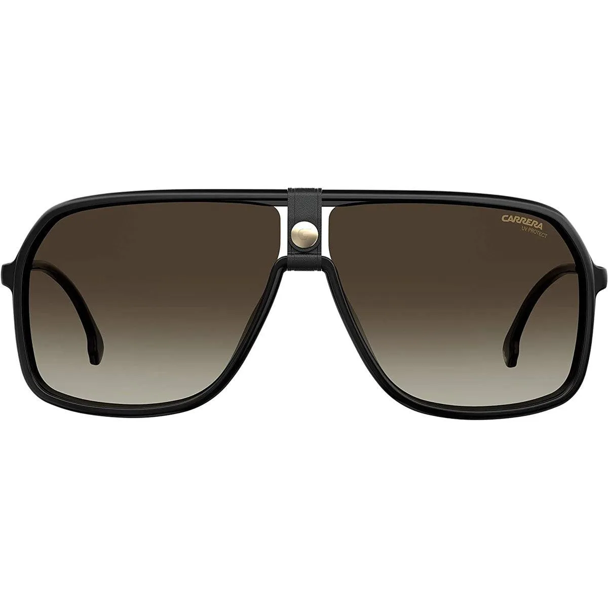 Carrera Unisex Sunglasses - Black Aviator Shape Frame UV Protection | 1019-S 0807-HA