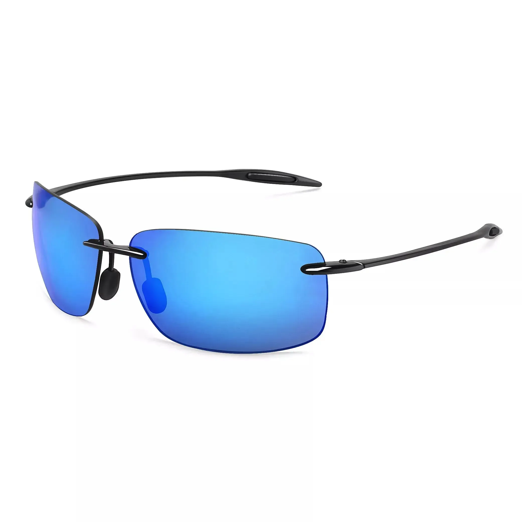 Classic Sports Rimless Sunglasses Men Women Male Driving Golf Rectangle Ultralight Frame Sun Glasses UV400  De Sol