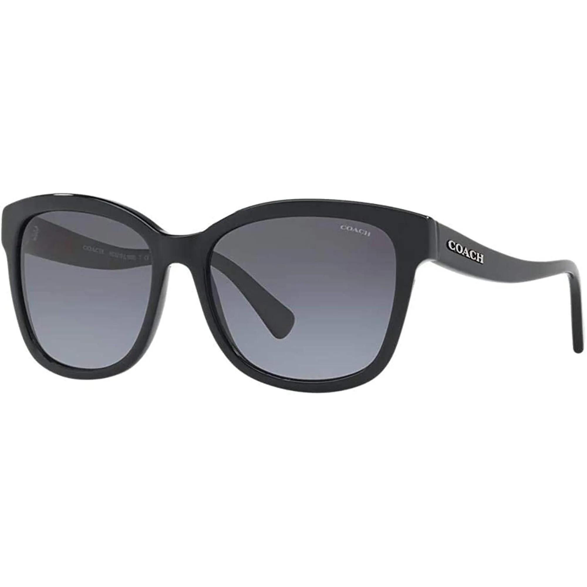 Coach Women's Sunglasses - Black Plastic Frame Grey Gradient Lens | 0HC8219 50021156