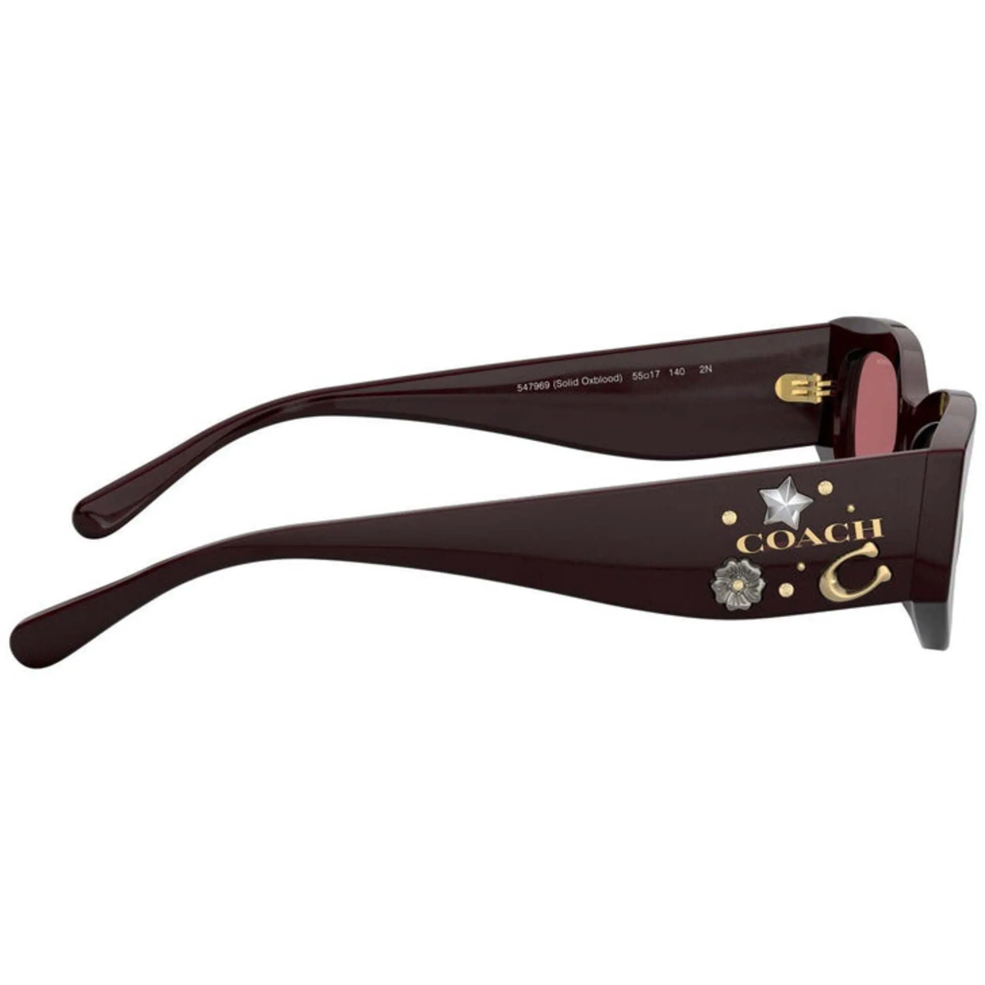 Coach Women's Sunglasses - Solid Oxblood Oval Full Rim | COACH 0HC8302BU 54796955