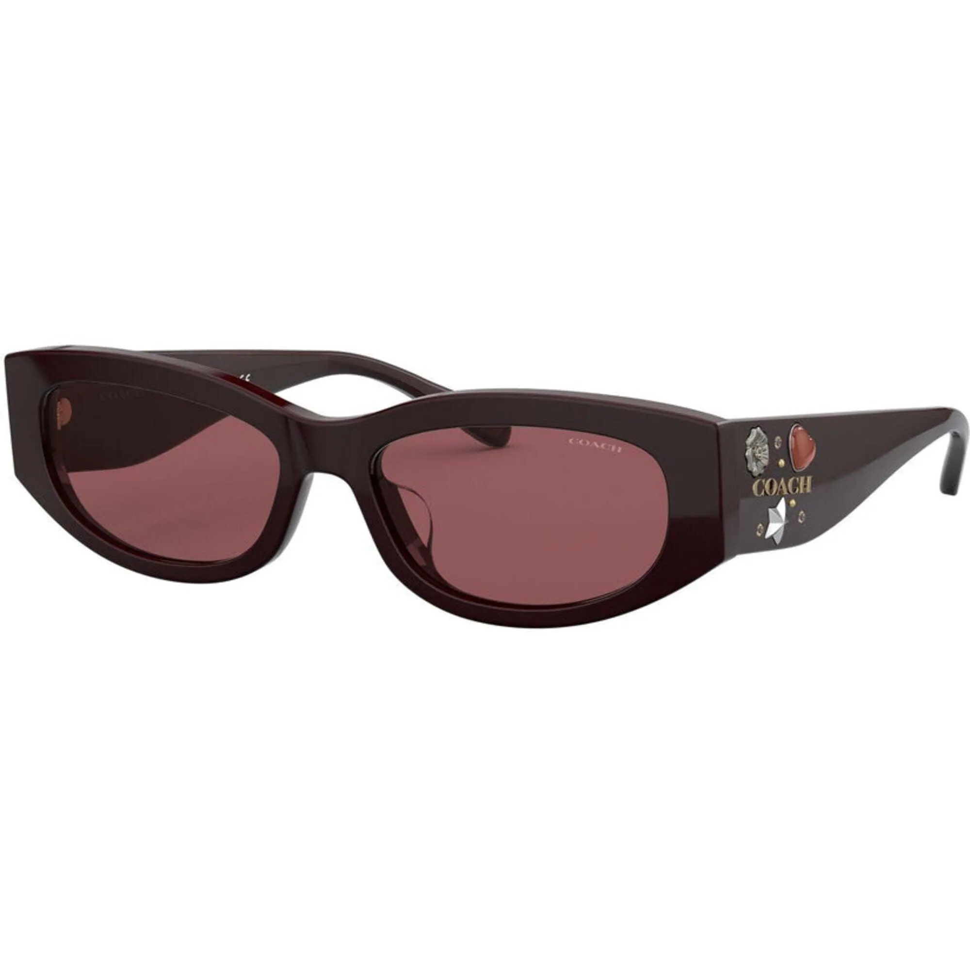 Coach Women's Sunglasses - Solid Oxblood Oval Full Rim | COACH 0HC8302BU 54796955