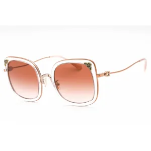 Coach Women's Sunglasses - Square Metal Frame Pink Gradient Lens | 0HC7101B 933113