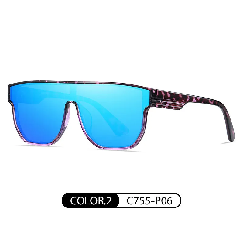 Cross-border new polarized sunglasses colorful sunglasses men and women same style high-end sunglasses