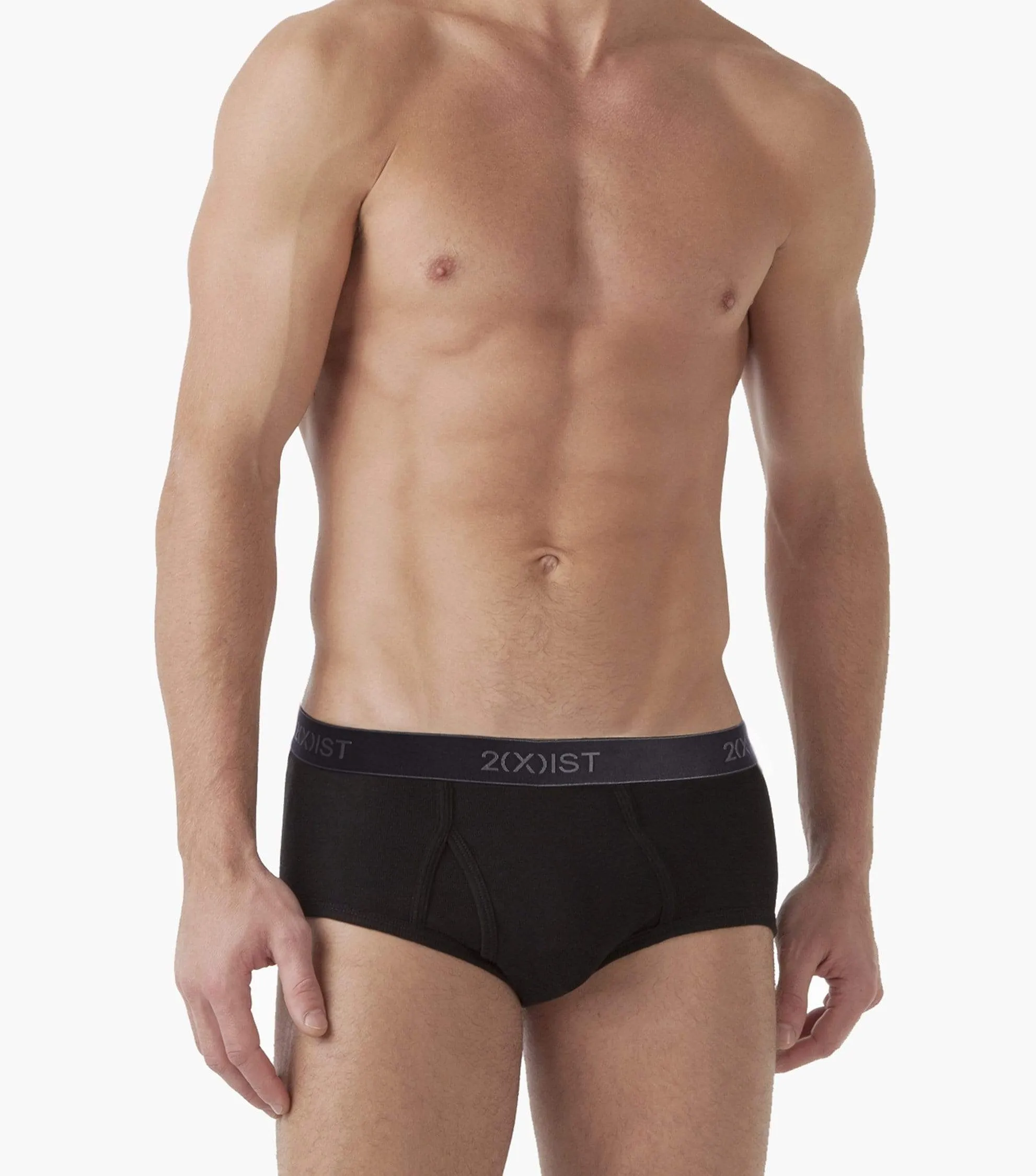 Essential Cotton Fly Front Brief 3-Pack