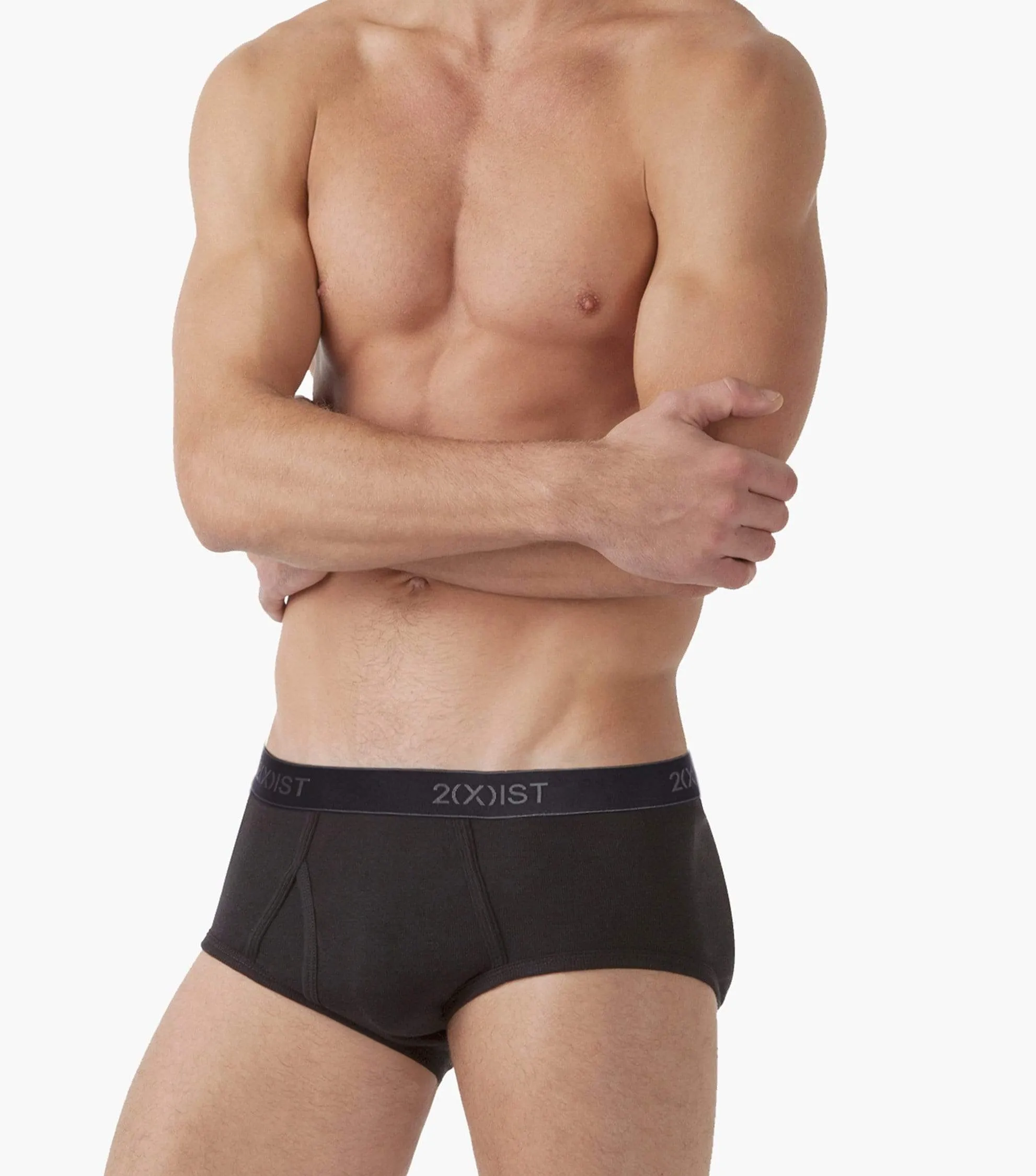 Essential Cotton Fly Front Brief 3-Pack