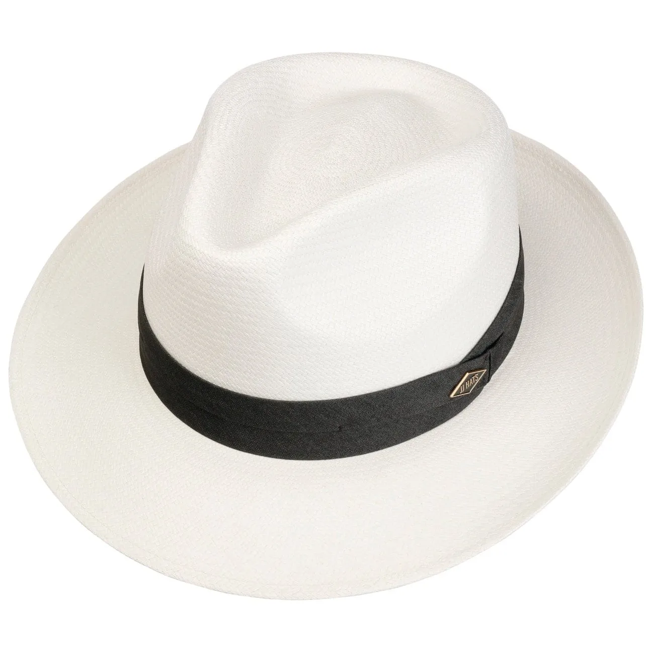 Fedora Panama Bleached 5 by JJ Hats