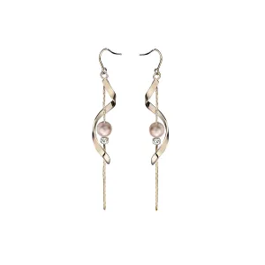 Glitzy Guide Gold Earrings