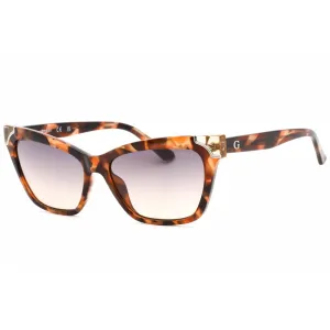 Guess Women's Sunglasses - Gradient Smoke Lens Havana/Other Cat Eye Frame | GU7840 56B