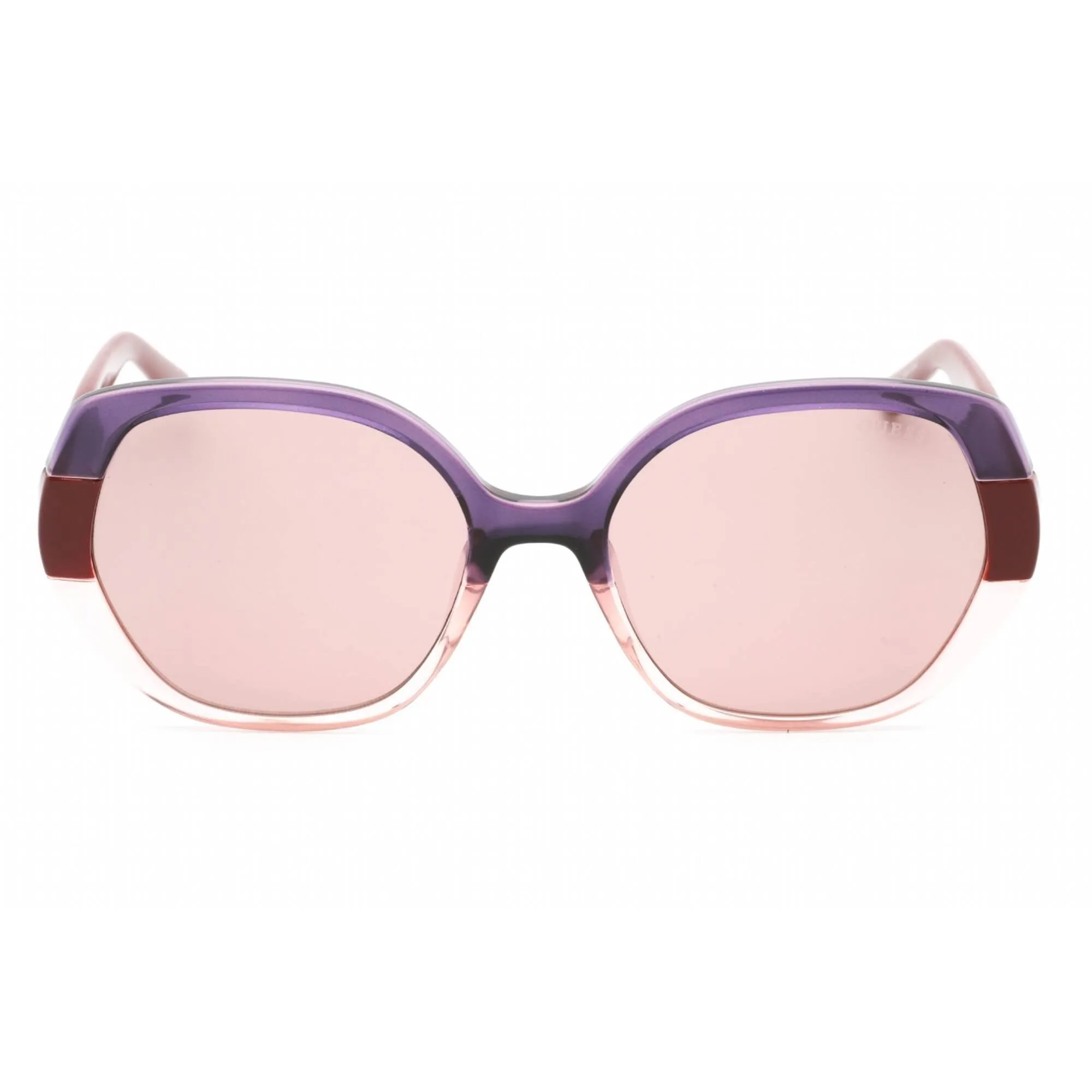 Guess Women's Sunglasses - Violet Burgundy Pink Geometric Plastic Frame | GU7911 71Y