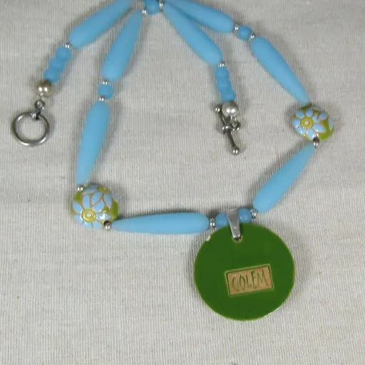 Handmade  Blue & Green Designer Jewelry Set