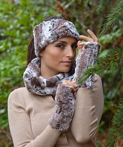 Headband - Luxury Faux Fur in Birch