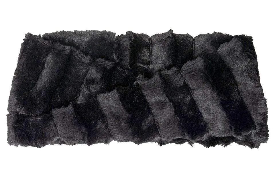 Headband - Minky Faux Fur in Black