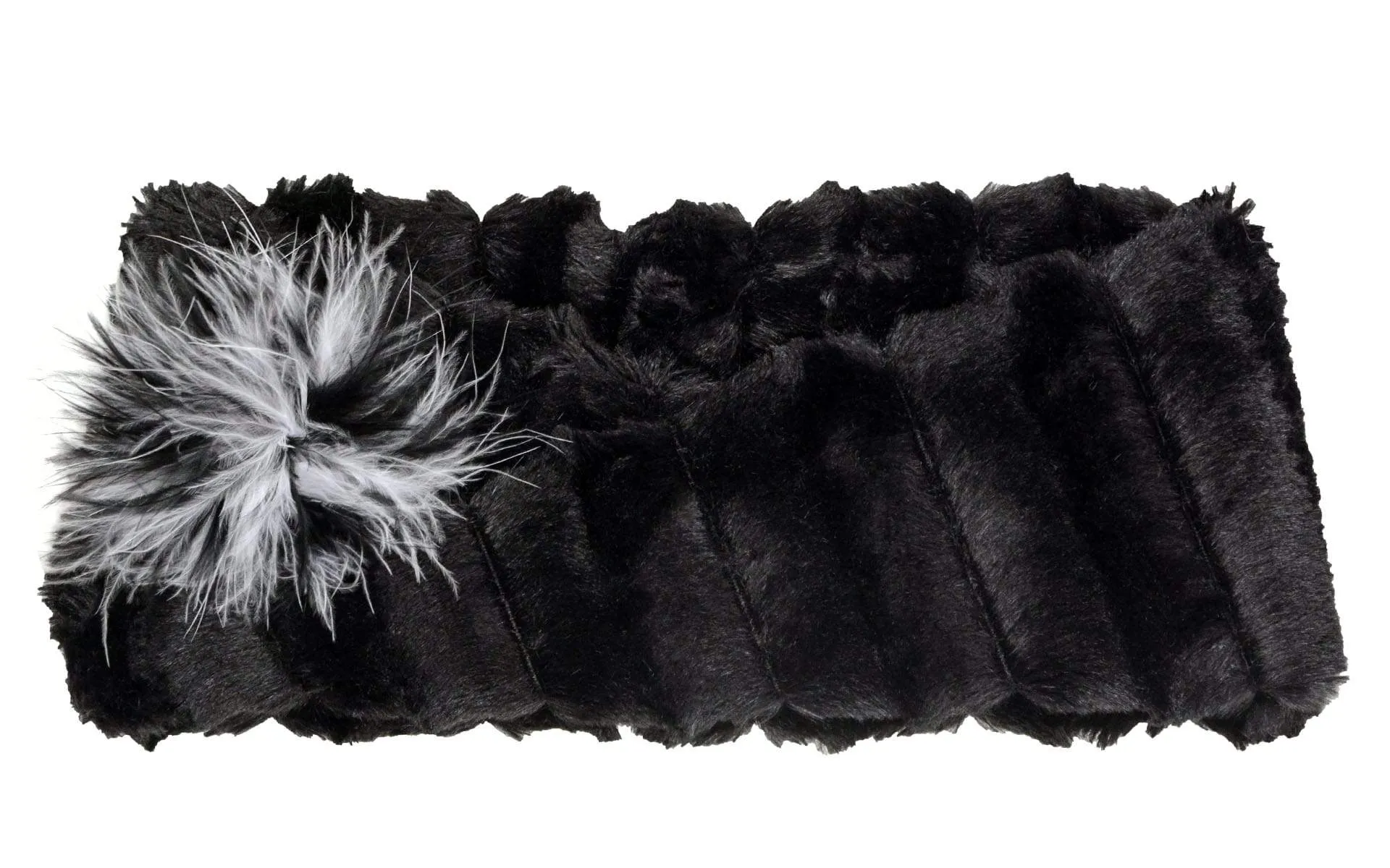 Headband - Minky Faux Fur in Black