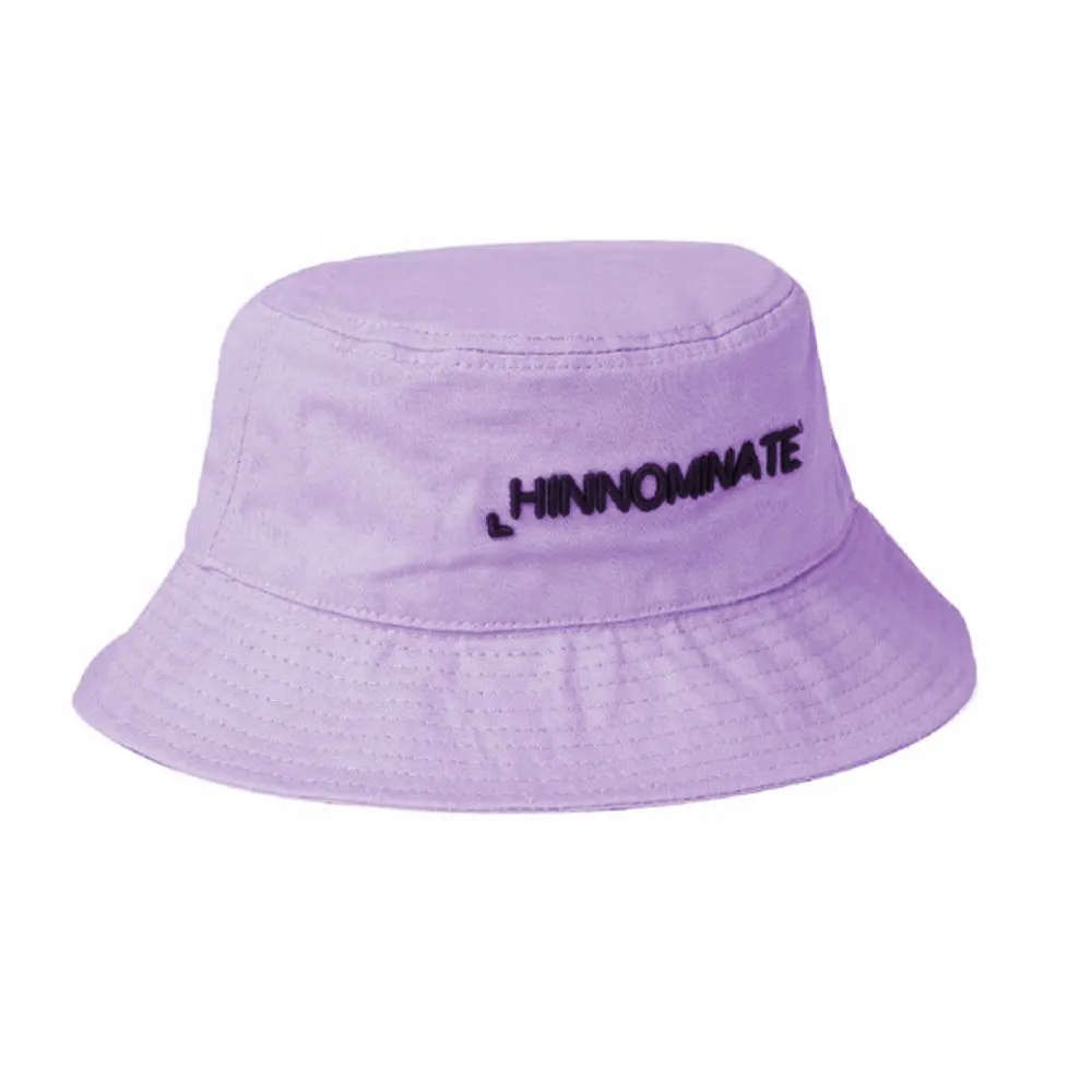 Hinnominate Elegant Purple Logo Hat - 100% Cotton