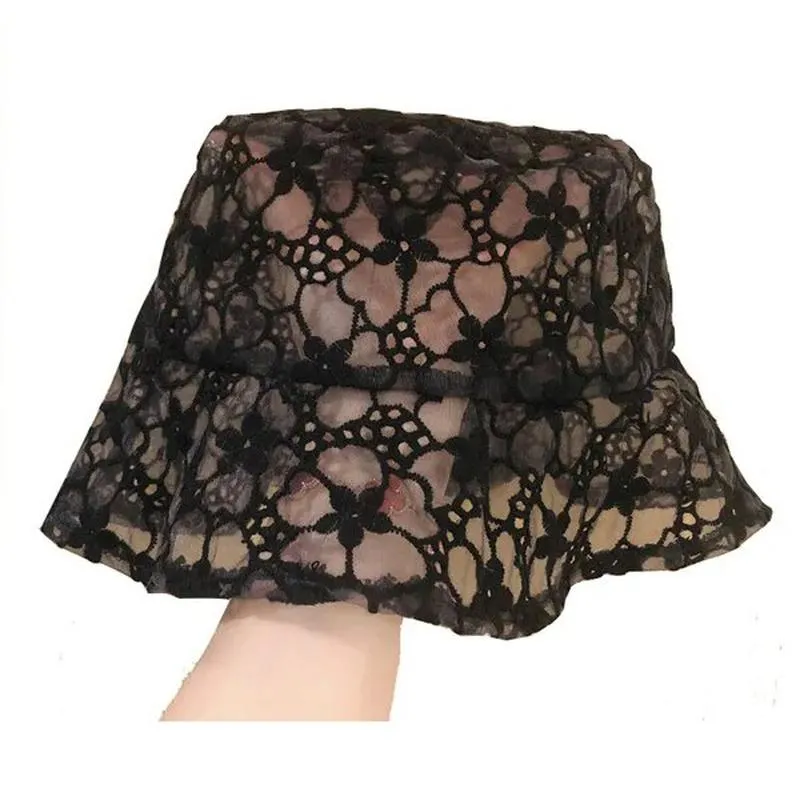 Lace Hat Flower Bucket Hat