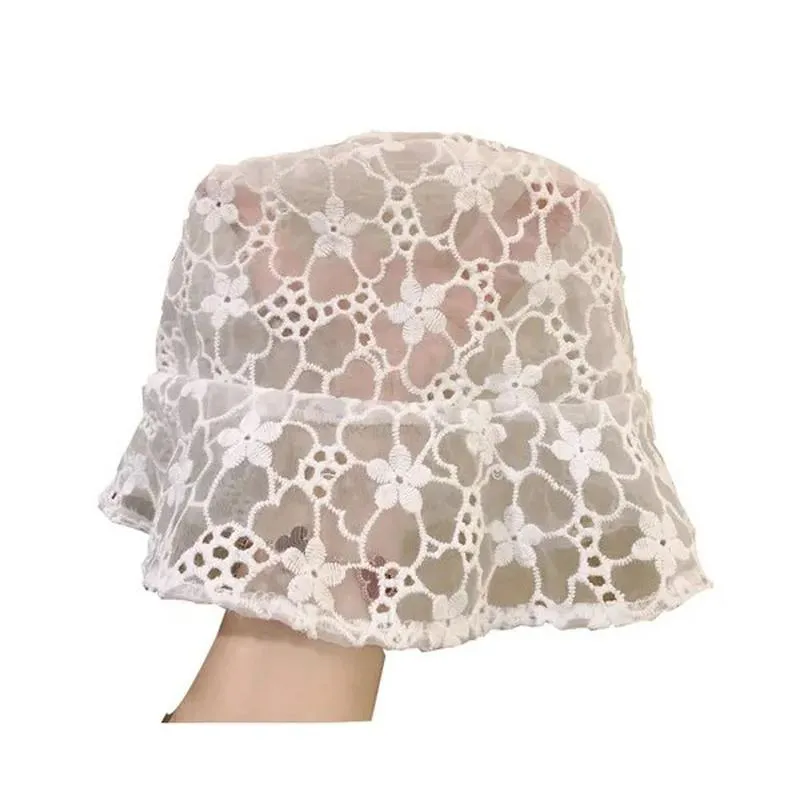 Lace Hat Flower Bucket Hat