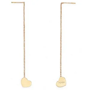 Ladies' Earrings Amen CUORE ROSE GOLD