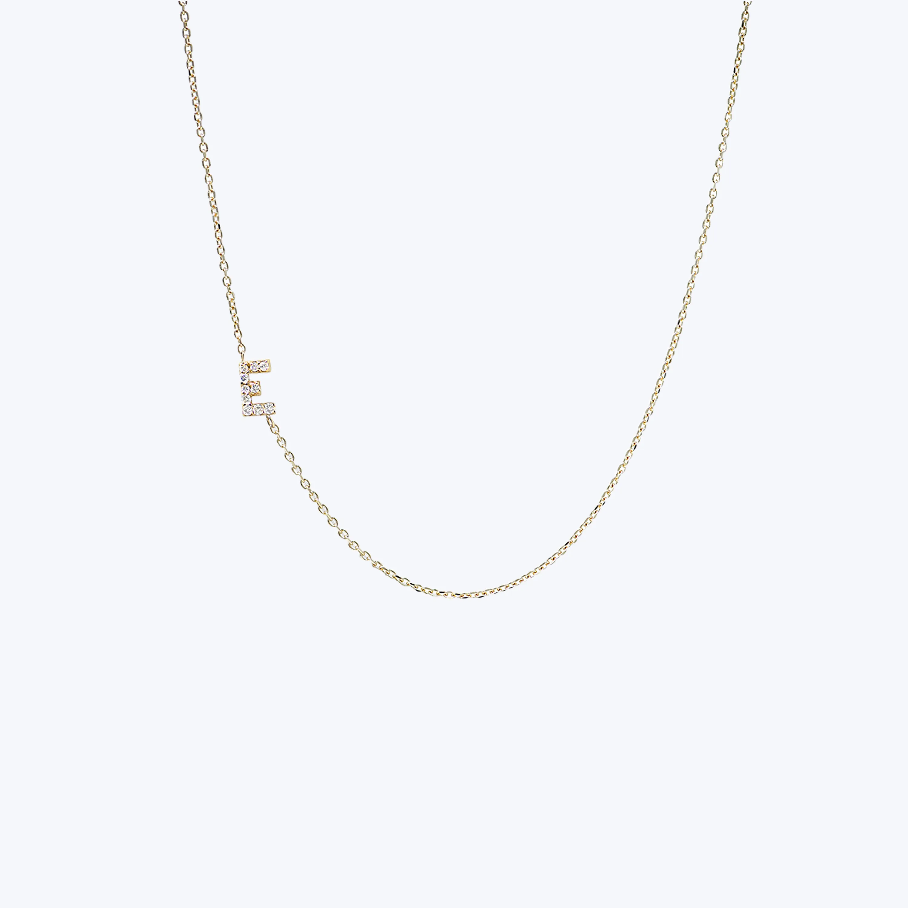 Love Letter Pavé Initial Necklace