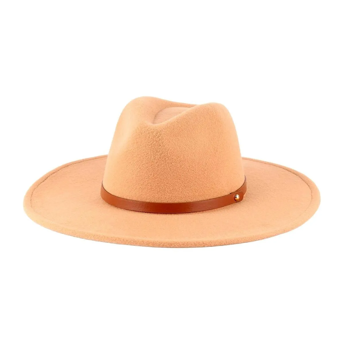 MH0053 Fedora Band Trim Felt Hat