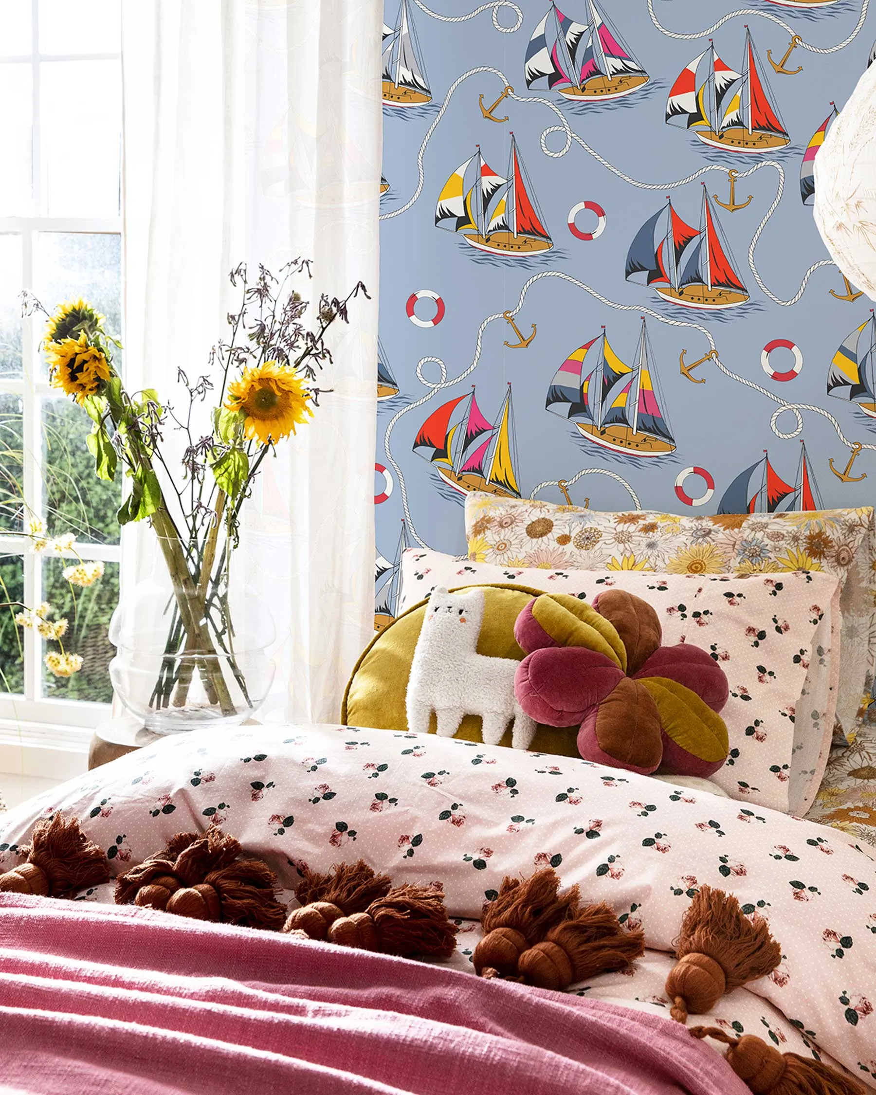 Milton & King x Kip&Co Hey Sailor Regatta Wallpaper