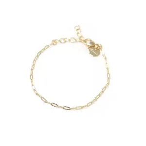 Mini Paperclip Anklet