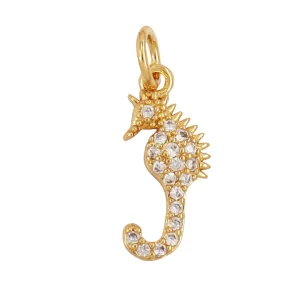 Mini Seahorse Charm Style 1 For Charm Bar & Charm Necklaces