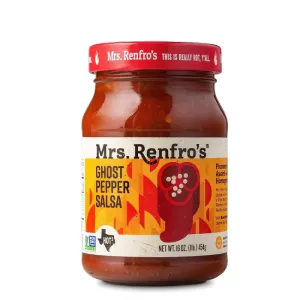 Mrs. Renfro's Salsa Ghost Pepper 16 Oz - Pack of 6