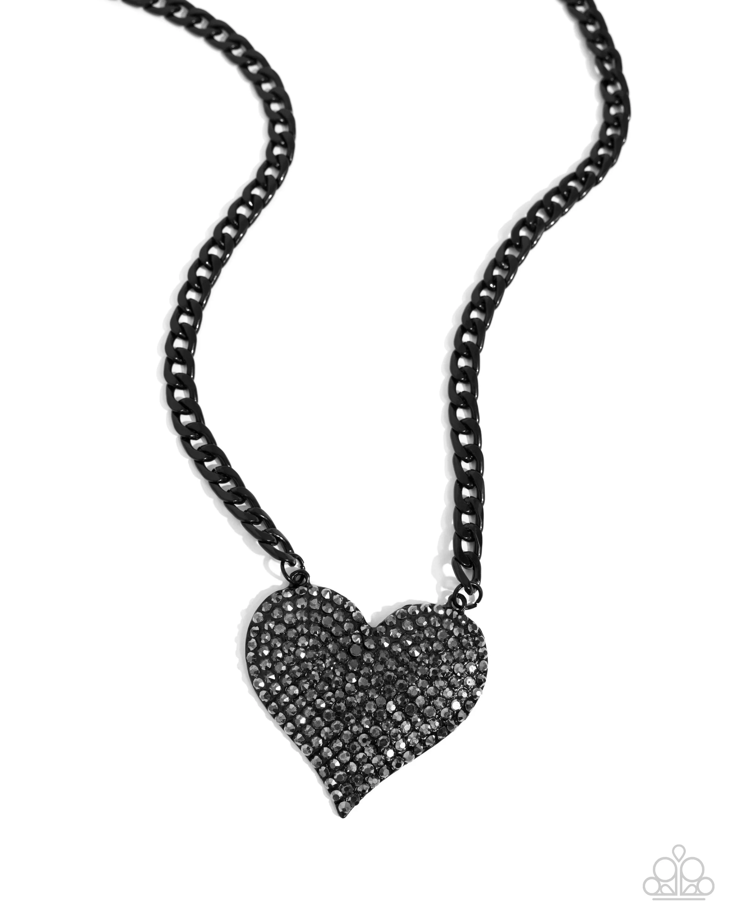 Necklaces Affectionate Action - Black VDAY N2067