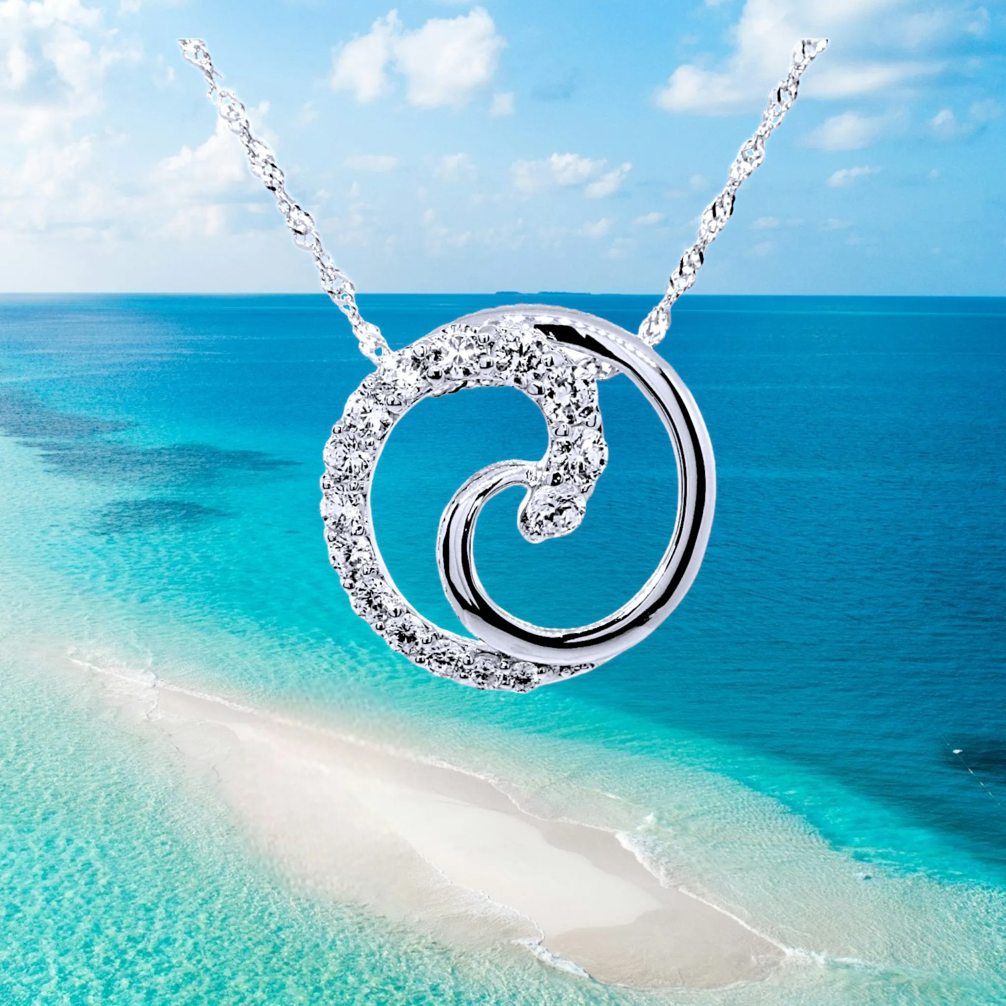 Ocean Wave Necklace